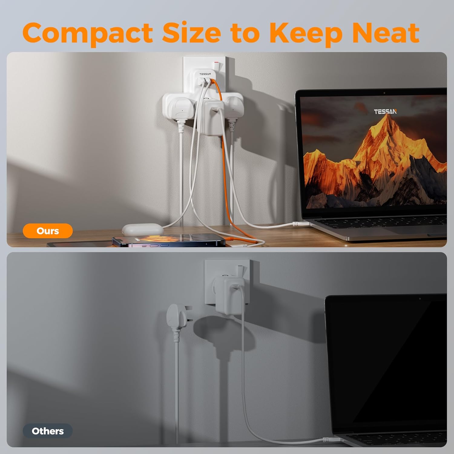 Detalle 2 de TESSAN Plug Adapter 3250W