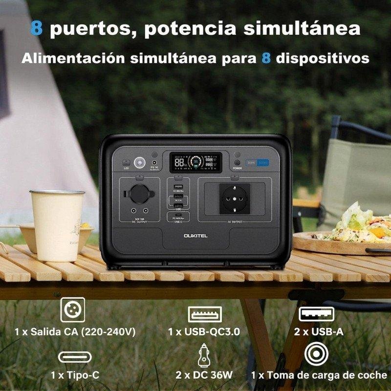 Detalle de Oukitel estación de energía P800