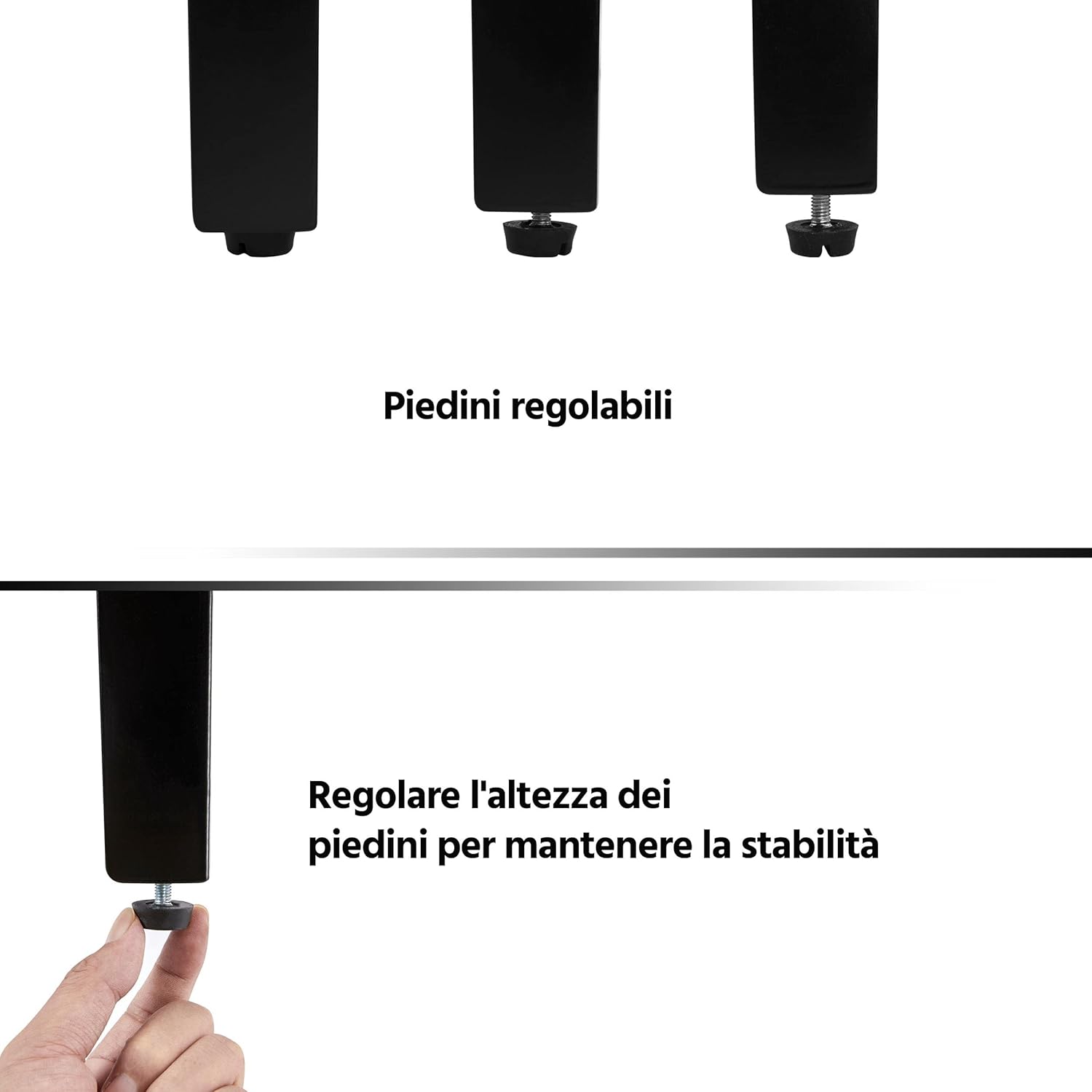 Thumbnail 6 de Yaheetech Set 4 Sedie Sala da Pranzo Imbottite Moderne, Schienale Alto, Gambe in Legno massello - Grigio Scuro