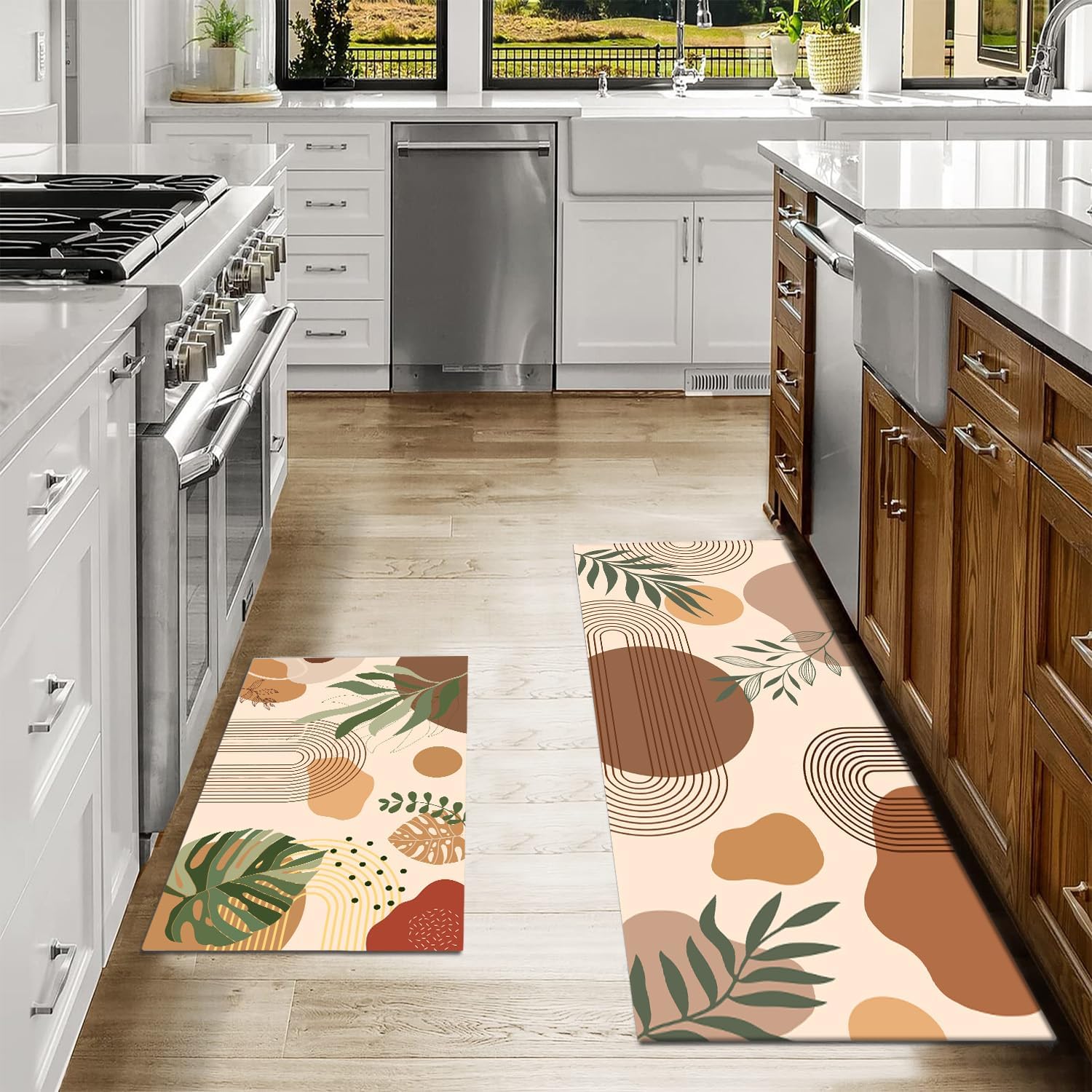 Thumbnail 1 de Kitchen Rugs, 17 x 30 + 17 x 47 Inch