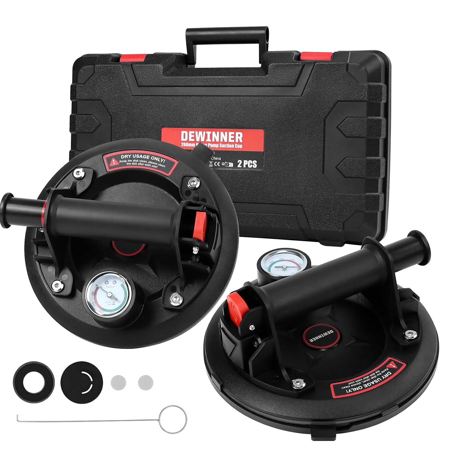 Detalle de DEWINNER 8" Vacuum Suction Cup 660 lbs