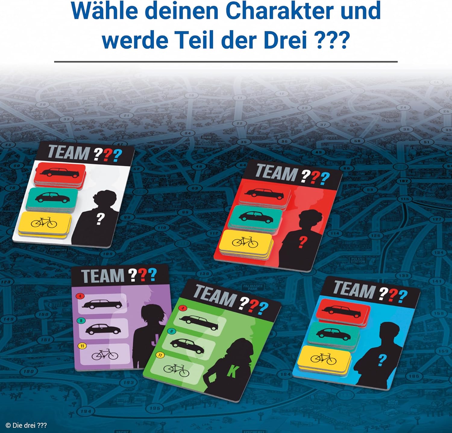 Detalle de Ravensburger 24741 – Die DREI ??? Scotland Yard: Der Detektivklassiker für 2–6 Personen ab 8 Jahren