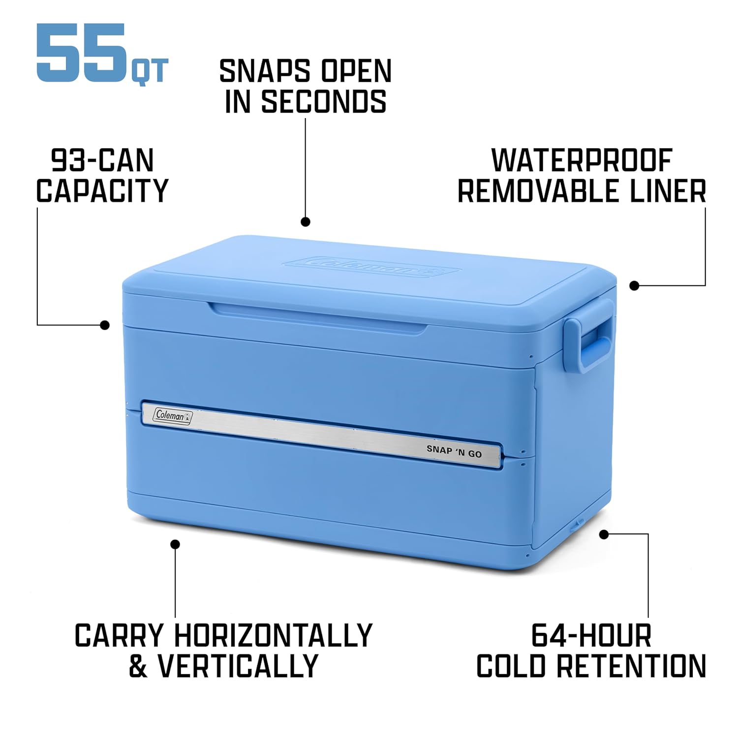 Thumbnail 6 de Coleman Collapsible Hard Cooler 55-Quart