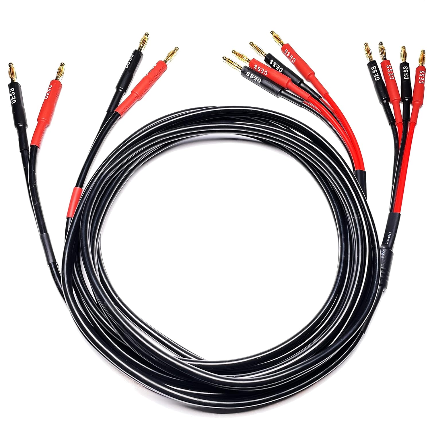 Detalle de CNCESS CESS-106-6f – rozdzielacz kabli głośnikowych 12 AWG, 2 do 4 wtyków