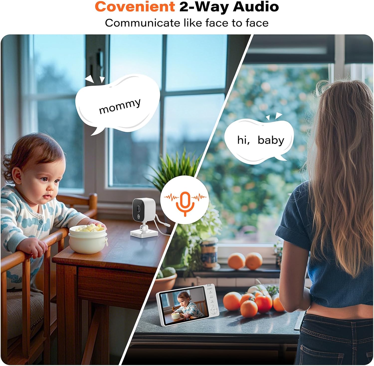 Thumbnail 3 de APPS2Car Baby Monitor 1080P 5" display