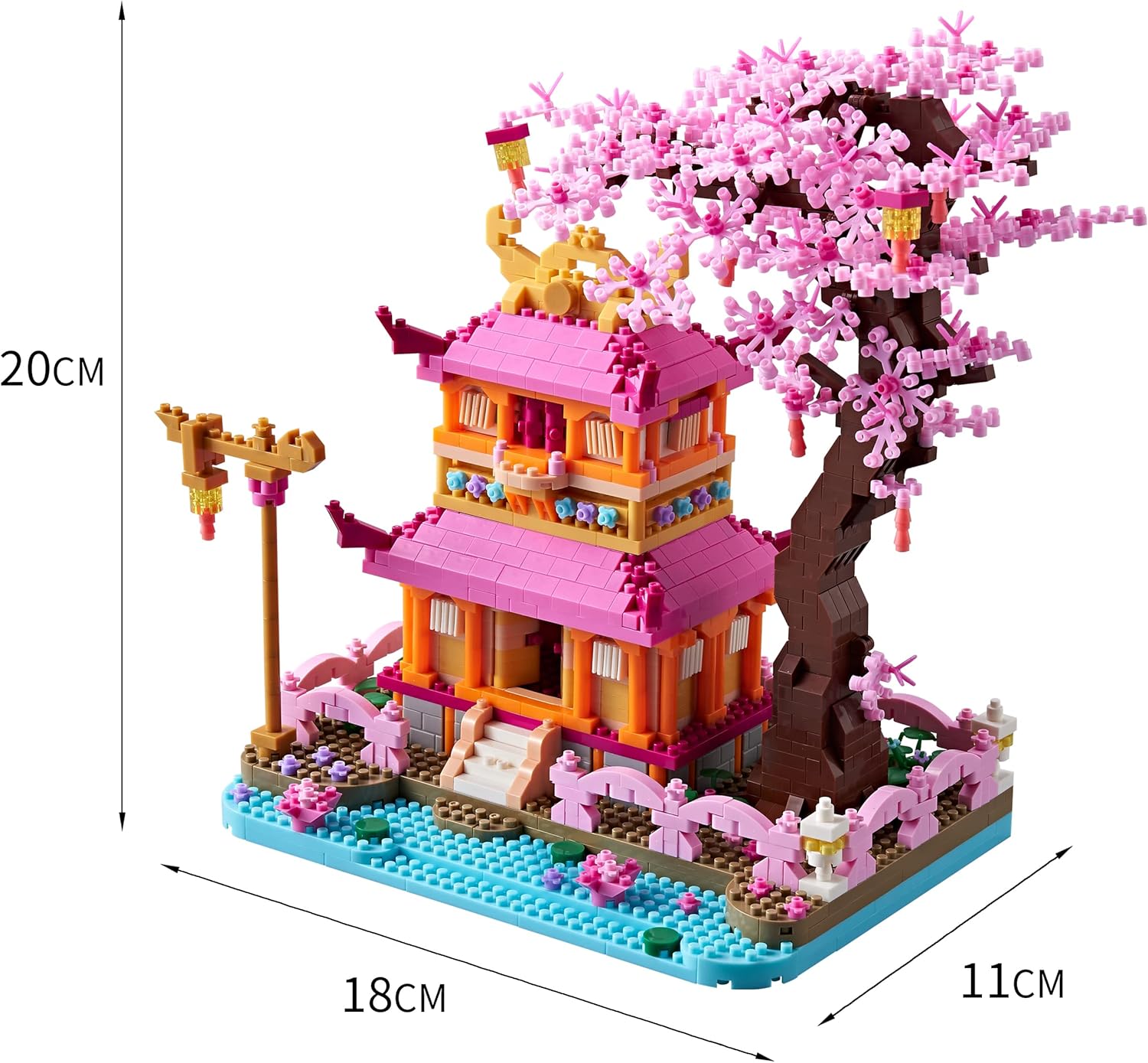 Thumbnail 3 de LUKHANG Cherry Blossom Tree House 1810pcs 🧩