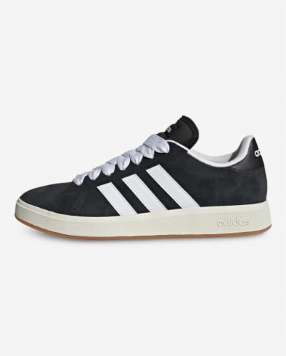 Thumbnail 9 de adidas Uomo Grand Court Base 00S Shoes – Core Black/Cloud White/Gum, 40 2/3 EU