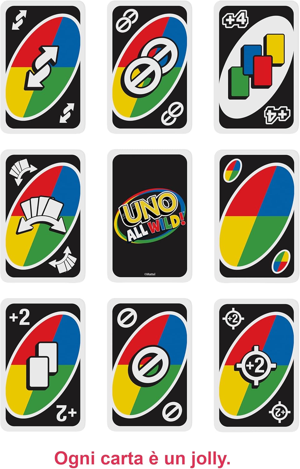 Detalle de Mattel Games UNO All Wild 7+ 🎲