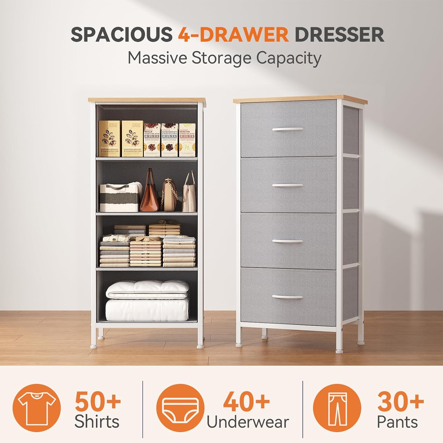 Thumbnail 3 de Sweetcrispy Dresser with 4 Drawers