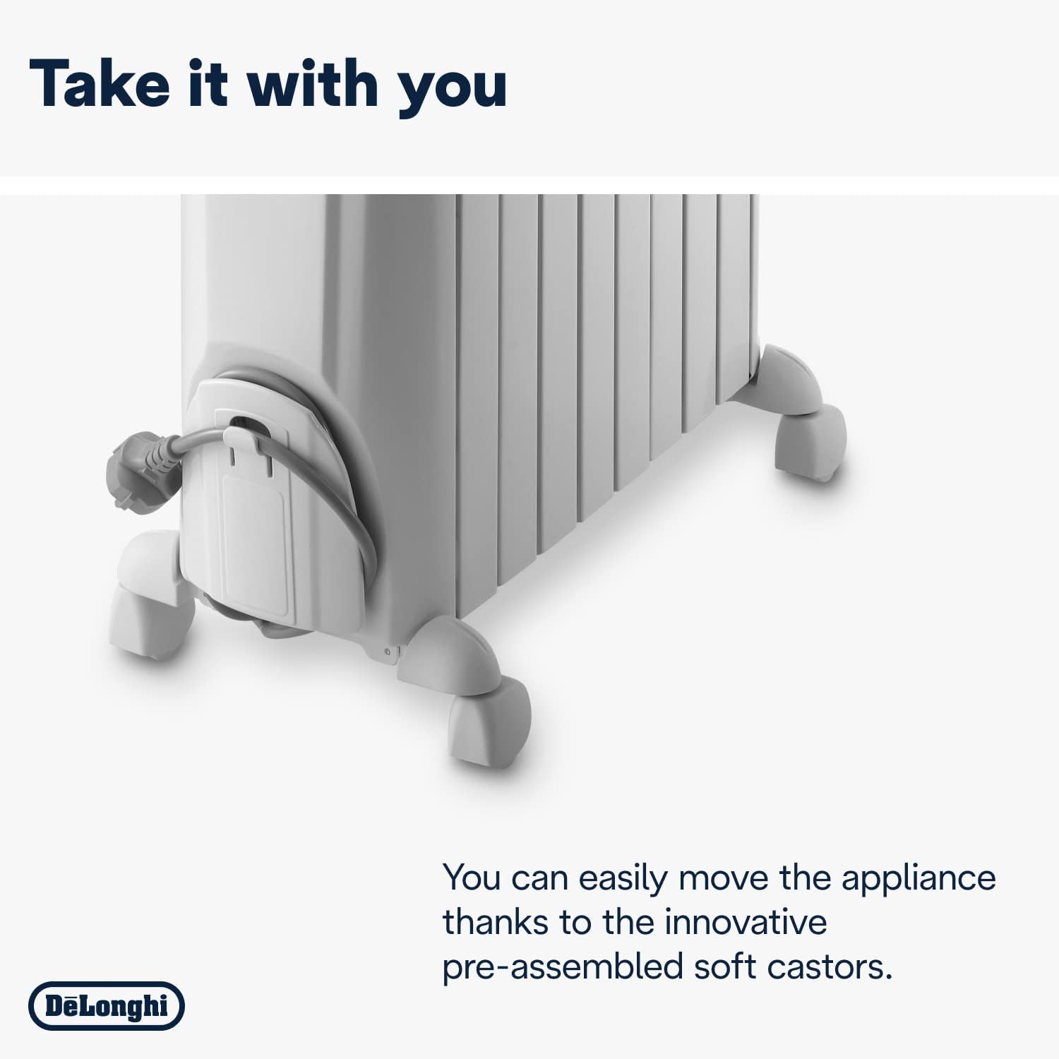 Thumbnail 5 de De'Longhi Dragon 4 TRD40820T Oil Filled Radiator (White)