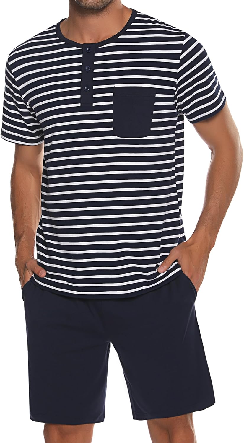Detalle de Leversic Conjunto de pijama hombre 95% algodón