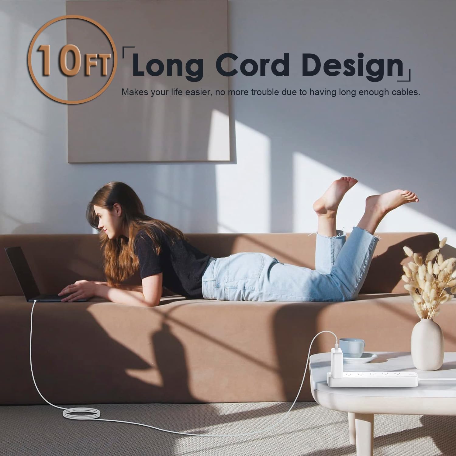 Detalle 2 de USB-C Laptop Charger with 10-Foot Cable