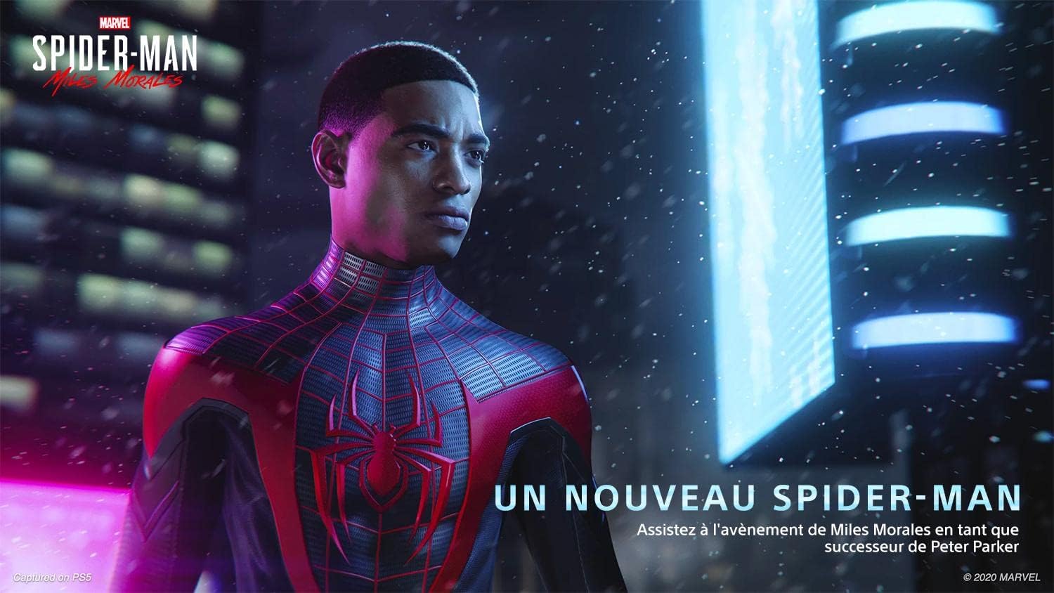 Detalle 2 de Sony Marvel’s Spider-Man : Miles Morales sur PS5 – Édition Standard physique (CD), en français