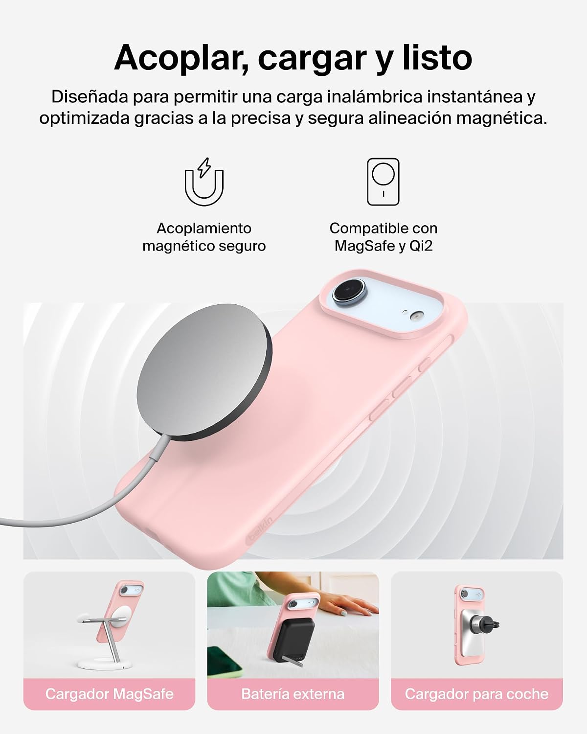 Thumbnail 4 de Belkin SheerForce Protect funda iPhone 17 Pro MAX MagSafe ultrafina