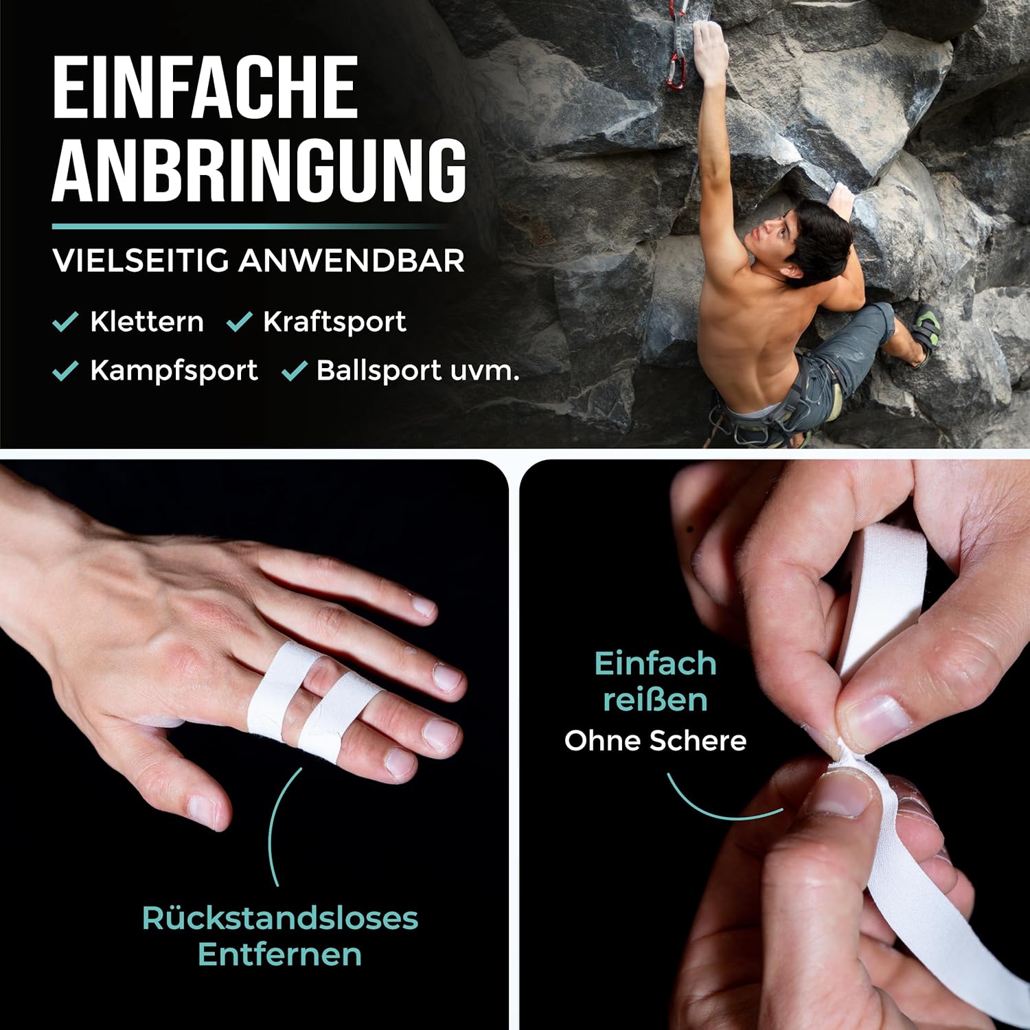 Thumbnail 5 de PULLUP & DIP Fingertape extra stark 30 m