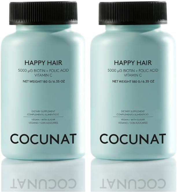 Detalle de COCUNAT Happy Hair Pack 2 Meses 120 uds