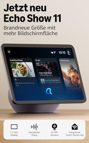 Thumbnail 6 de Amazon Echo Show 11 (neueste Generation) – 11-Zoll Full-HD Display, 3D-Audio, Graphit