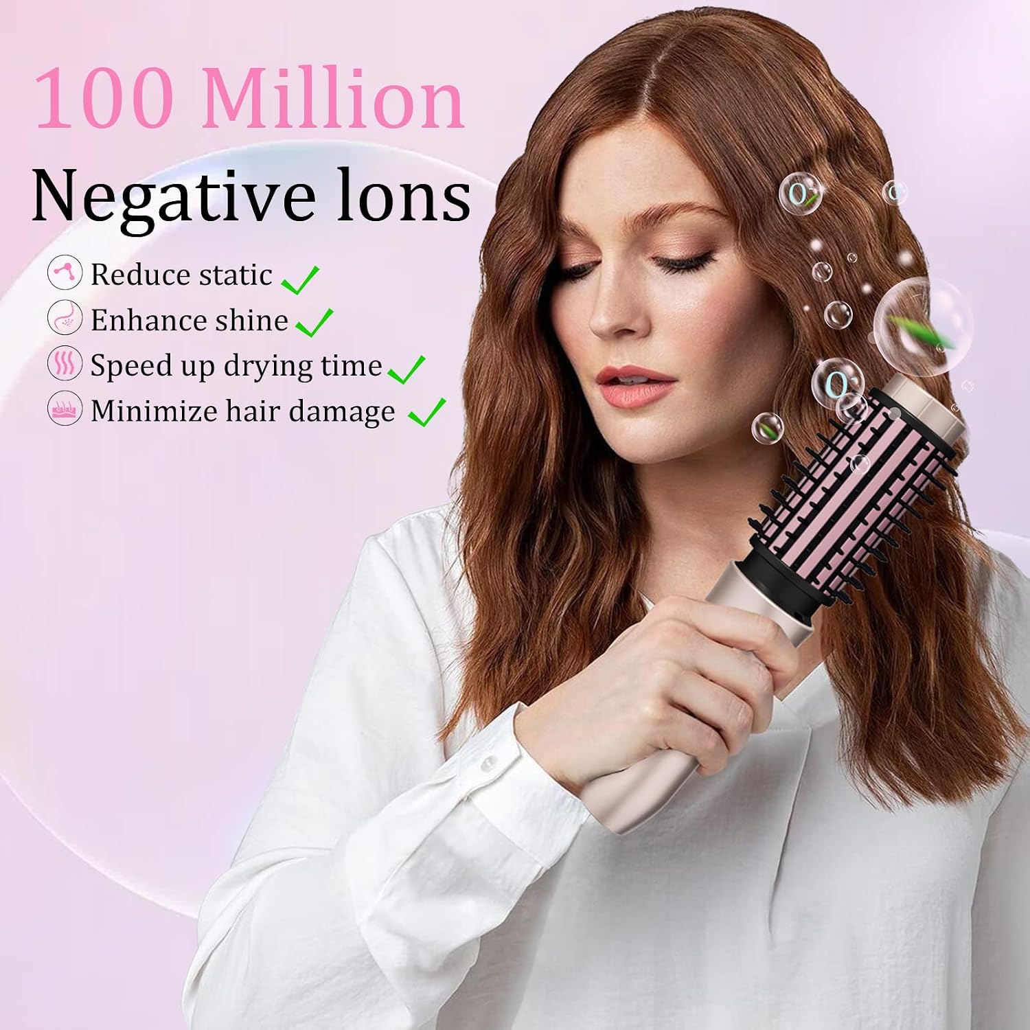 Thumbnail 4 de Jooayou Cordless Curling Brush: Portable USB-Rechargeable Hot Brush for Travel Styling