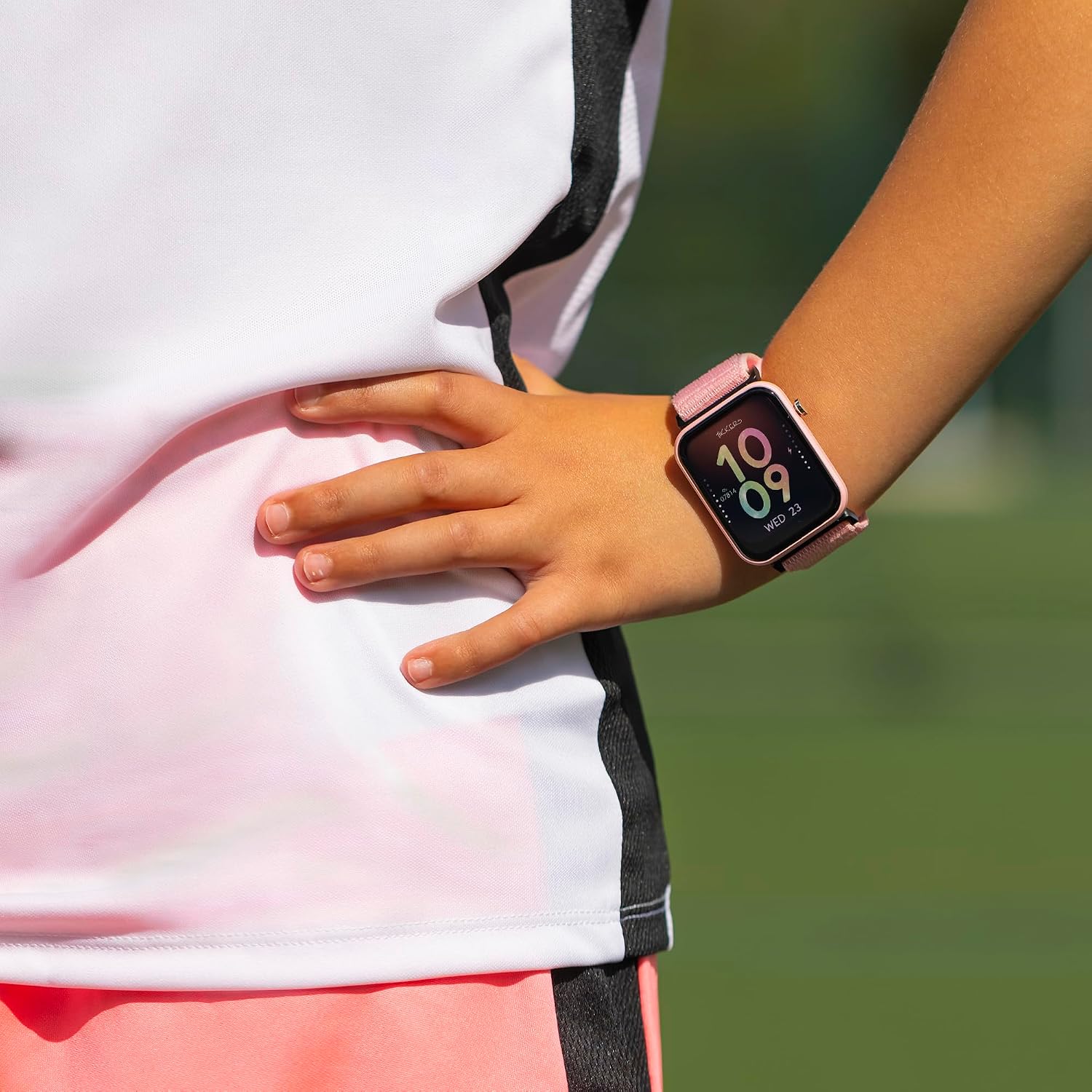 Thumbnail 3 de Tikkers Series 13 Smart Watch for Kids – Pink Riptape Strap