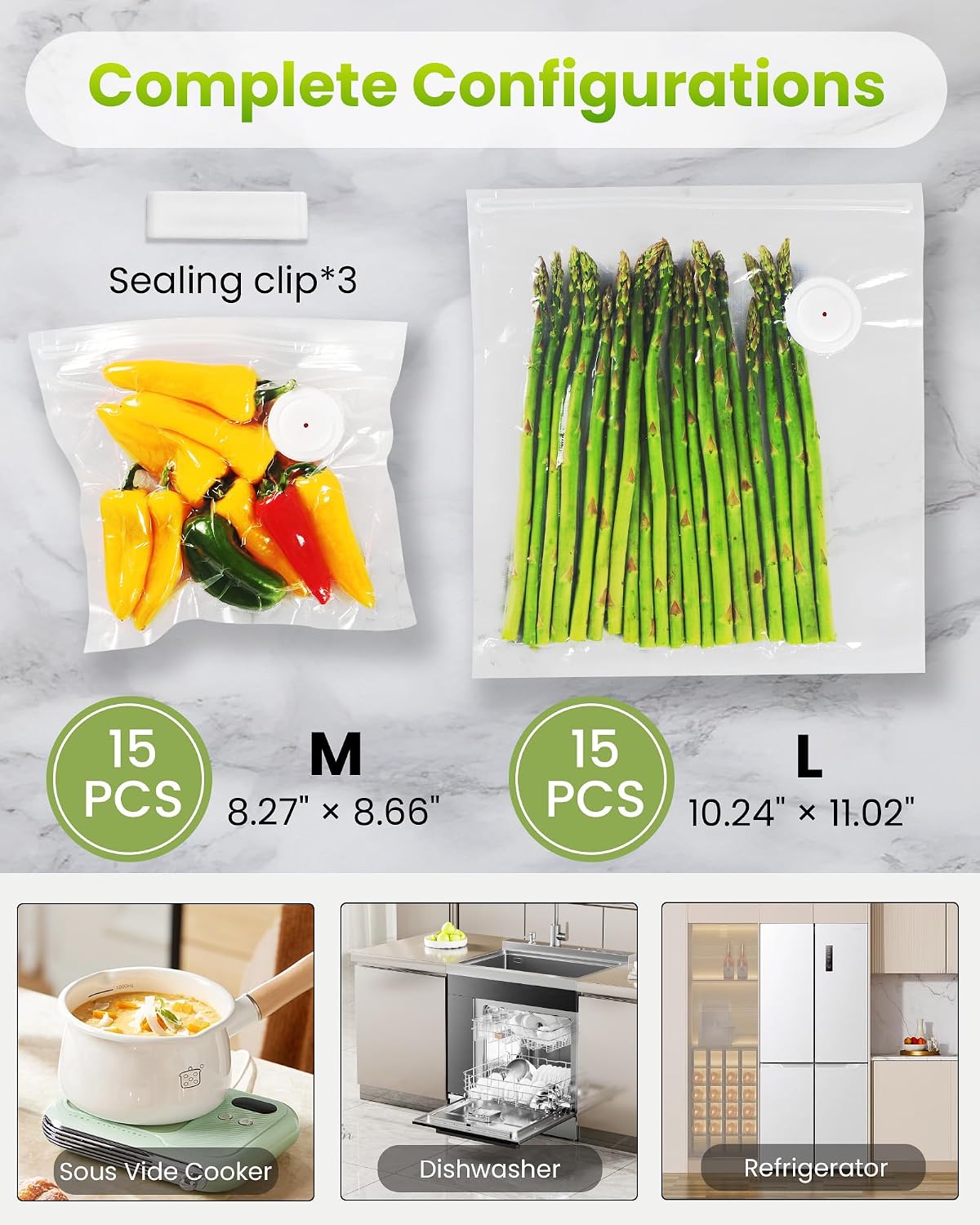 Thumbnail 6 de FEPPO Vacuum Sealer 1200mAh 🥫