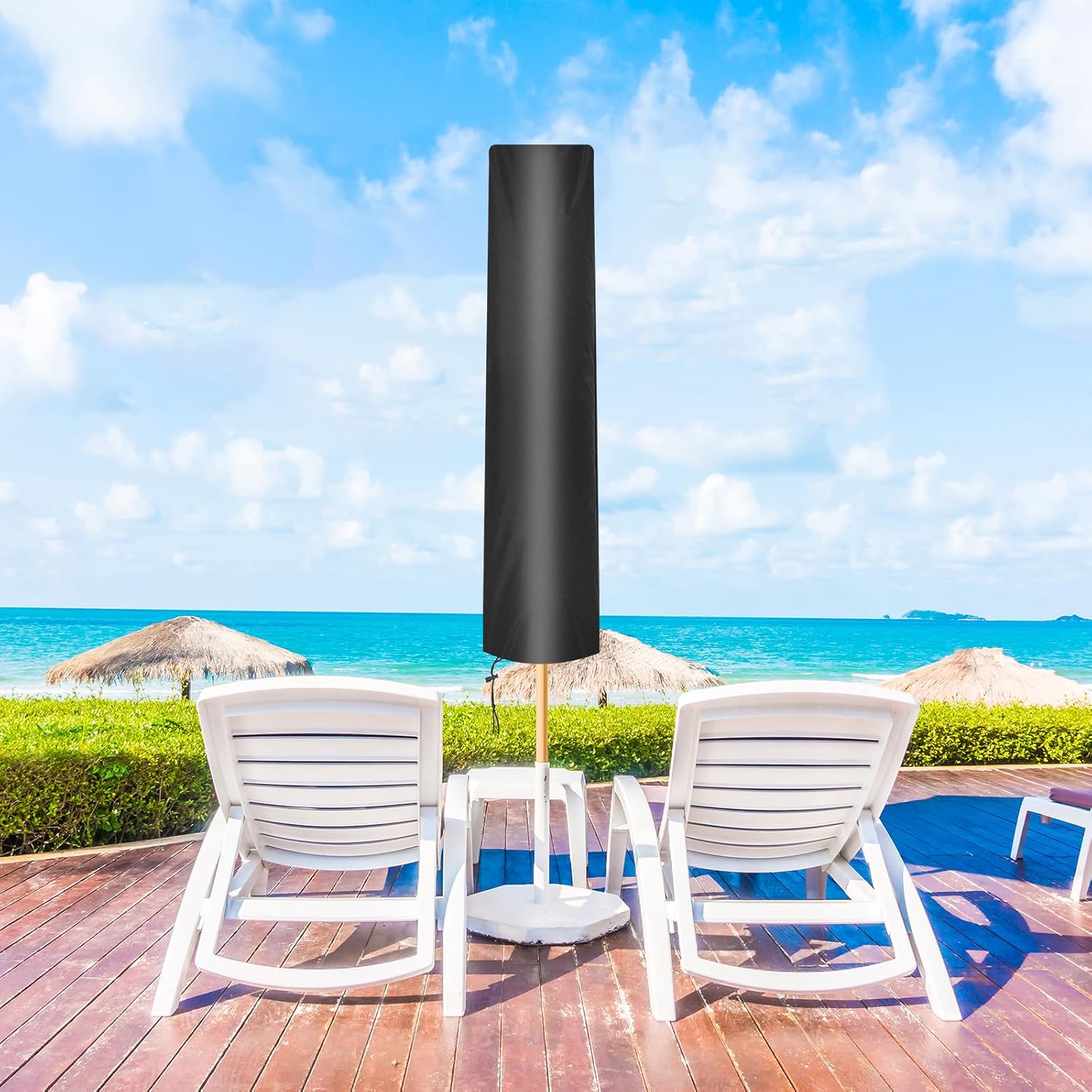 Thumbnail 6 de AiQInu Copri ombrellone impermeabile Ø 3–4 m, 240×57 cm ☂