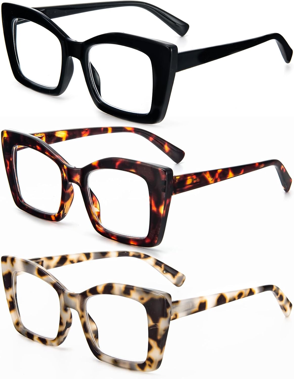 Detalle de MMOWW Oversized Reading Glasses 3 Pack