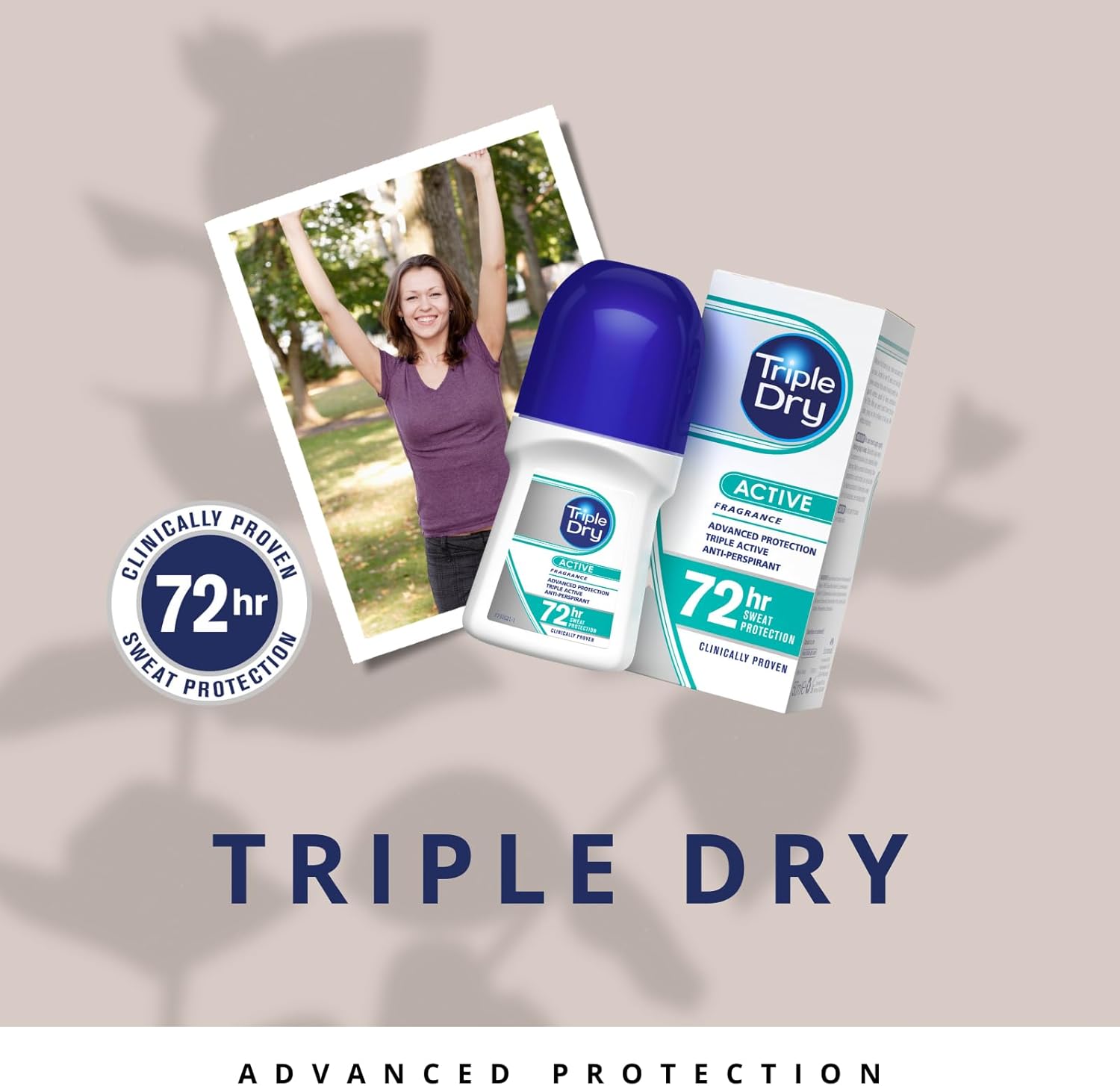 Detalle 2 de Triple Dry Women Anti-Perspirant Roll-On 50ml