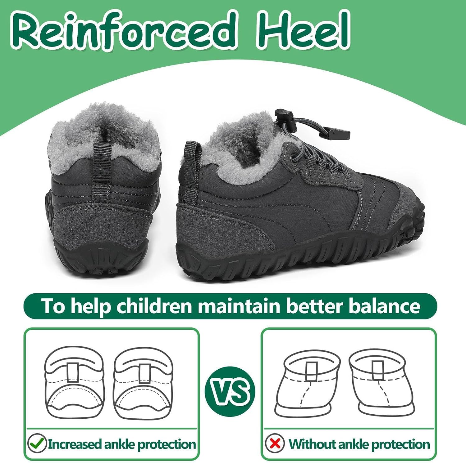 Thumbnail 4 de Bambini Barefoot Scarpe Invernali Doposci GR.26-36