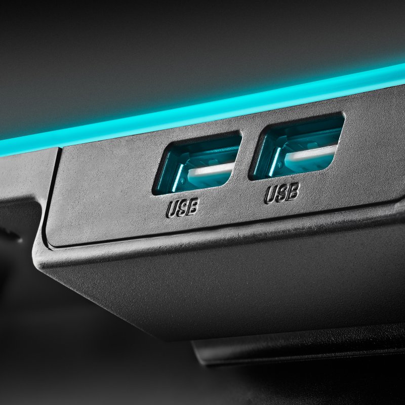 Thumbnail 2 de Base de refrigeración NGS con 6 ventiladores, RGB y soporte para smartphone
