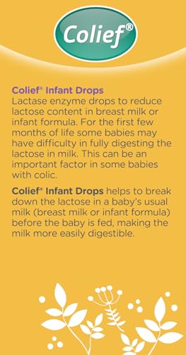 Detalle de Colief Infant Drops: Lactase Enzyme Drops for Colic Relief in Babies (15ml)