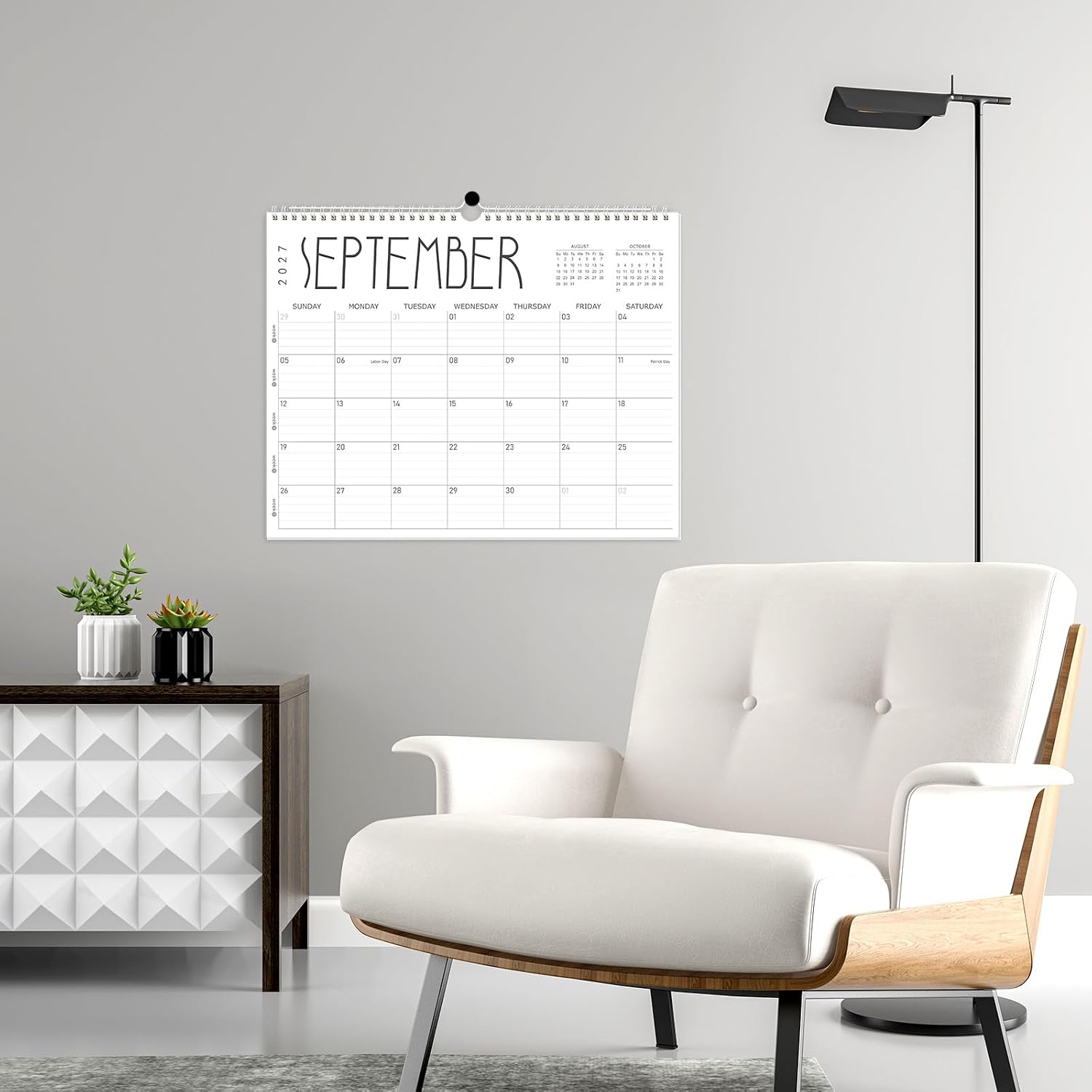 Detalle 2 de GuassLee Wall Calendar, 14 x 11 in.