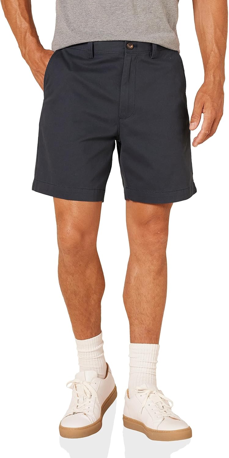 Detalle de Amazon Essentials Classic Fit 7-Inch Men's Chino Shorts