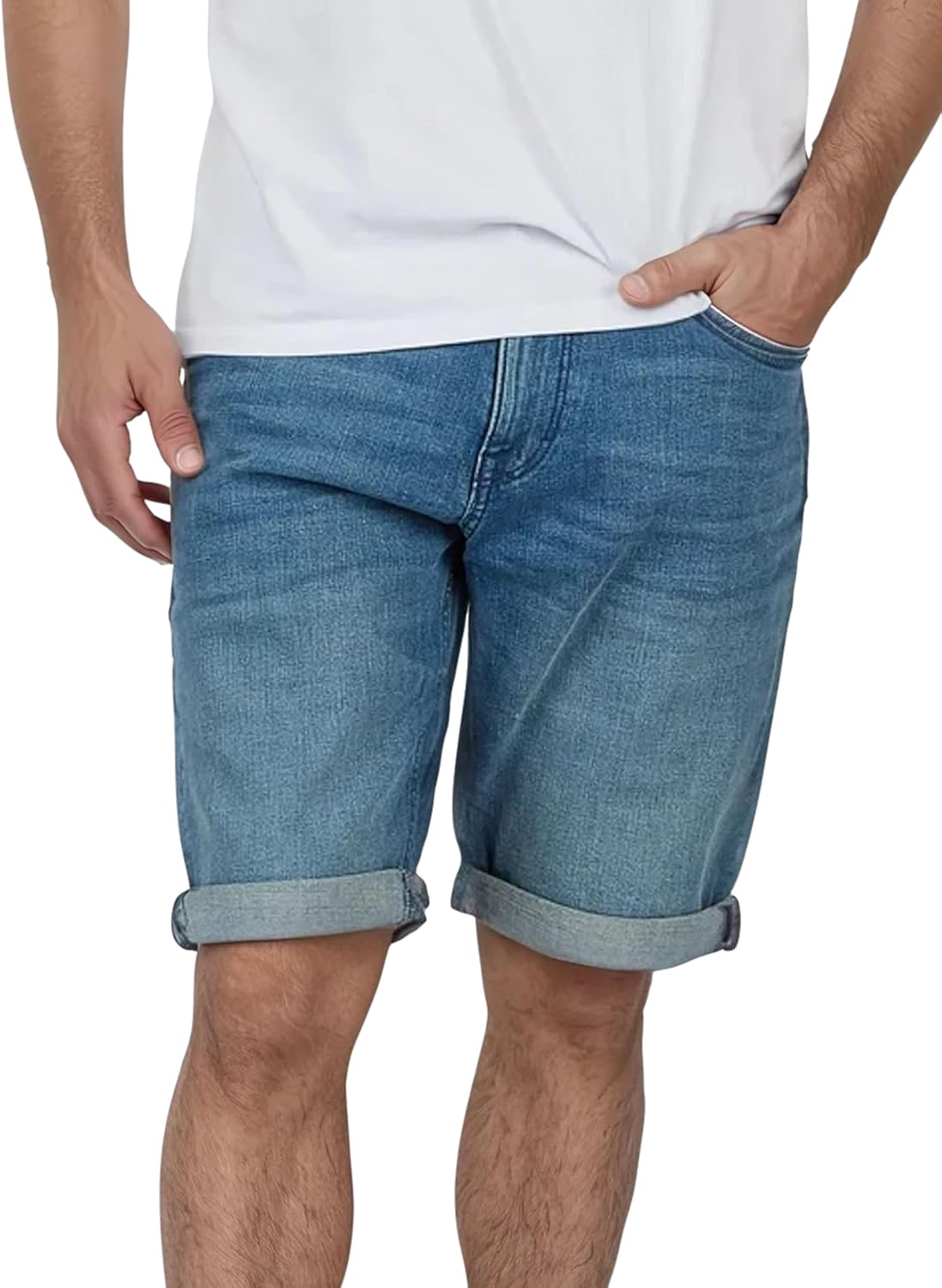 Thumbnail 5 de TOM TAILOR Jeans Shorts Herren Stretch – Regular Slim Fit, Josh Kurz