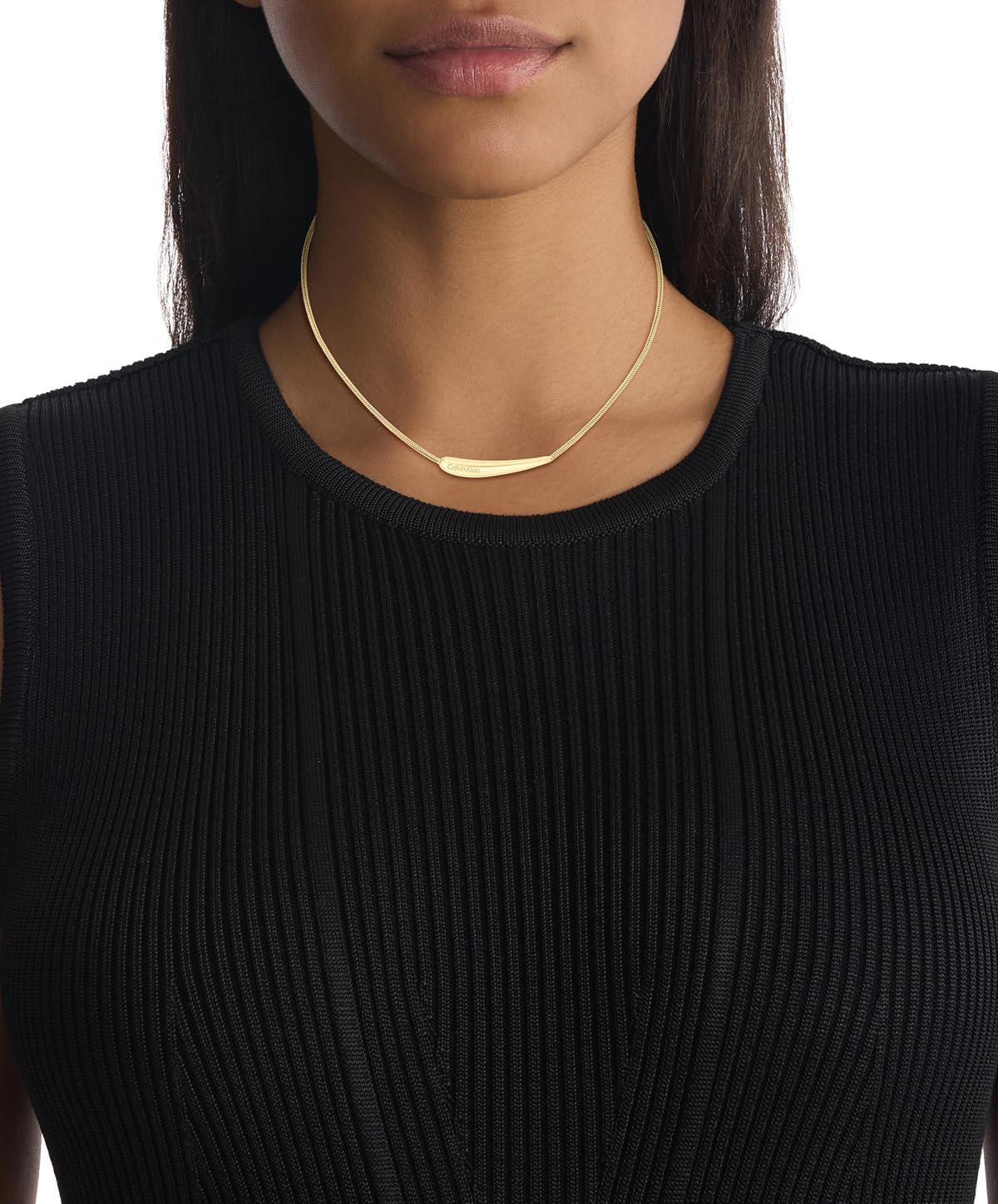 Thumbnail 3 de Calvin Klein collana da donna con pendente Elongated Drops in acciaio inossidabile