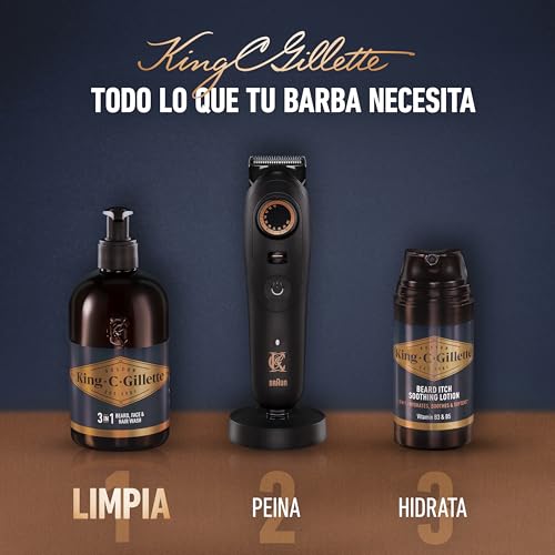 Thumbnail 6 de King C. Gillette Gel 3 en 1 para Barba, Rostro y Pelo – 350 ml