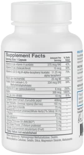 Detalle 2 de BosleyMD BP-SGF0005 Men's Hair Growth Supplements, Biotin, Zinc & Pumpkin Seed