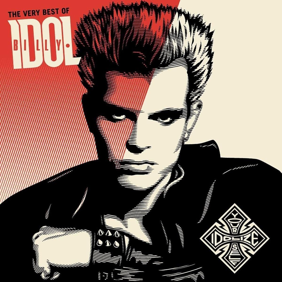 Detalle de Billy Idol Idolize Yourself double LP vinyl compilation