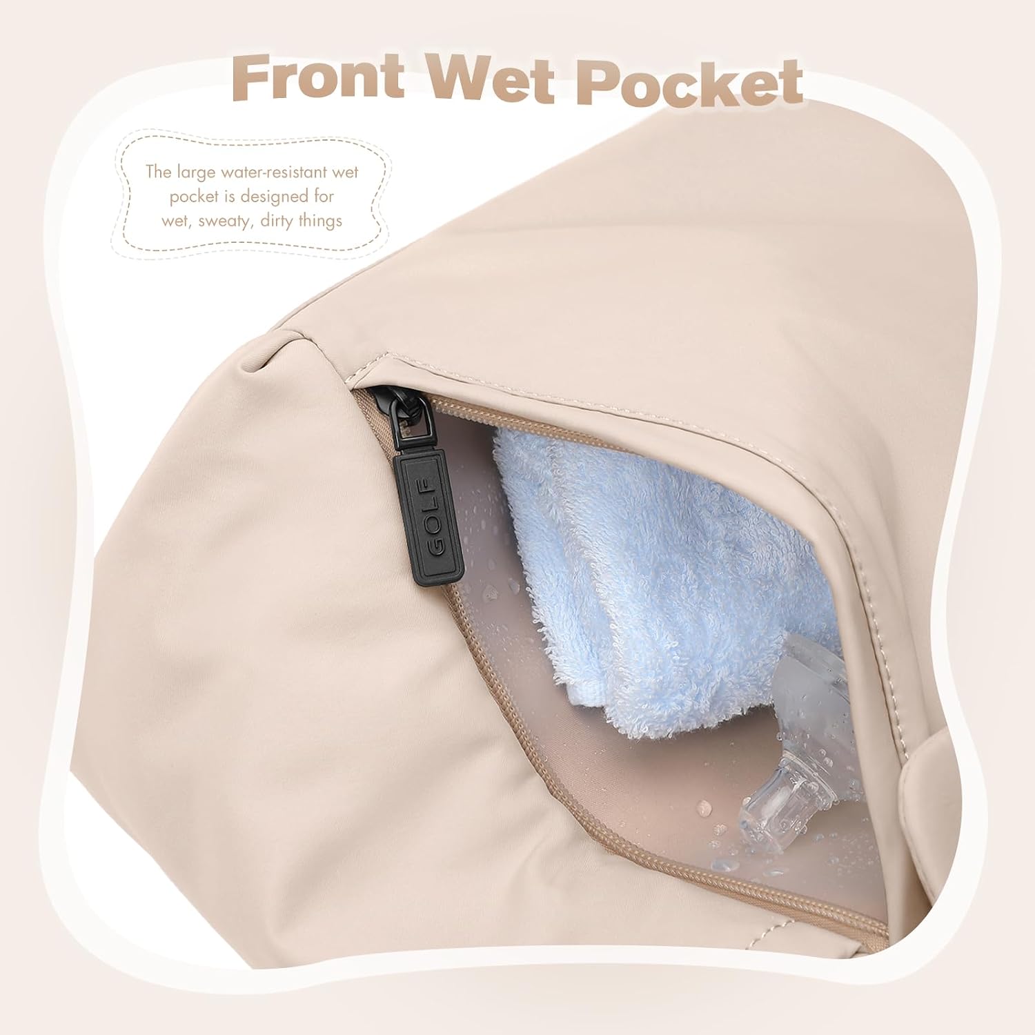 Thumbnail 2 de GOLF QUALITY 14L Puffer Diaper Bag Tote with Crossbody Carry