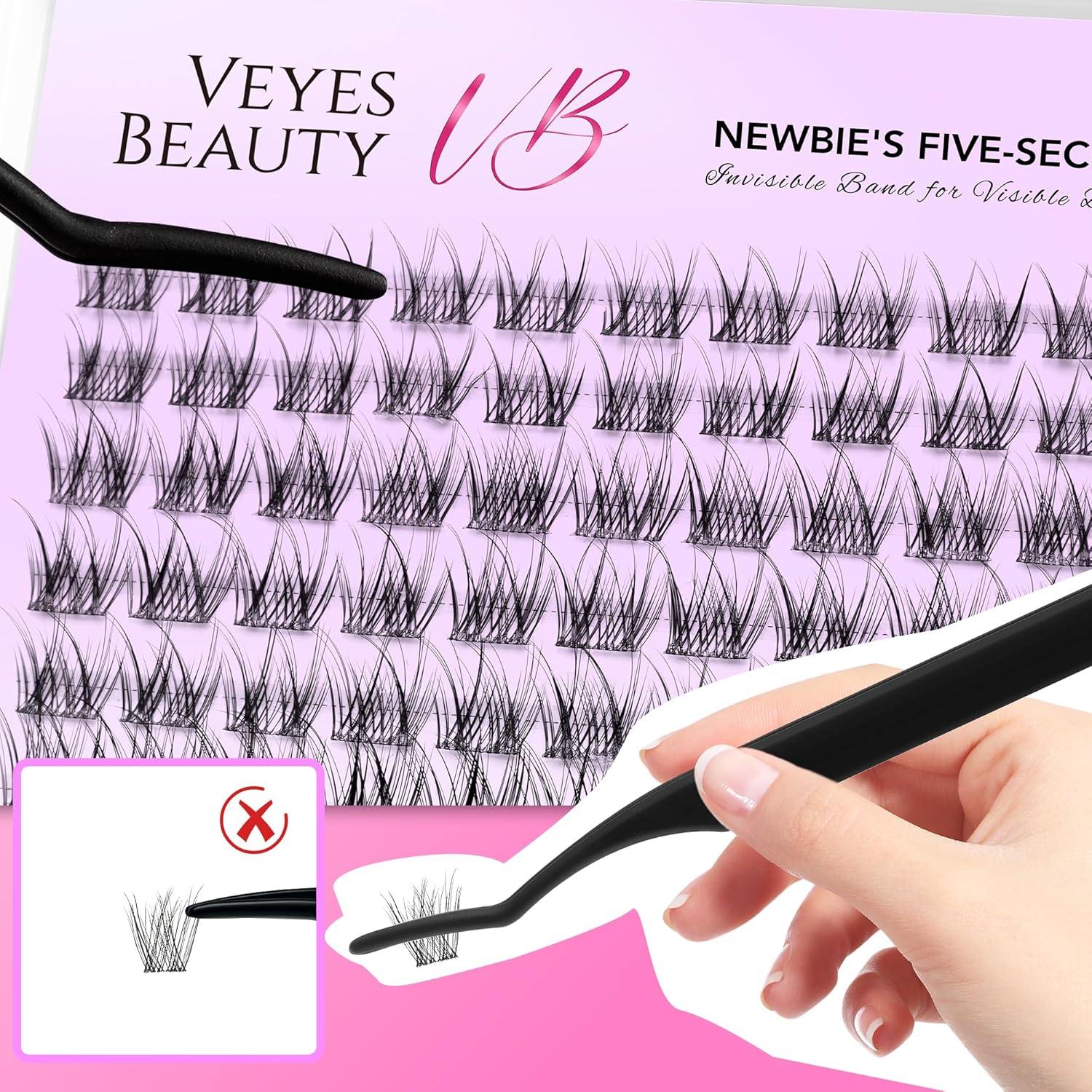Thumbnail 5 de VEYESBEAUTY Lash Clusters Kit 🎀
