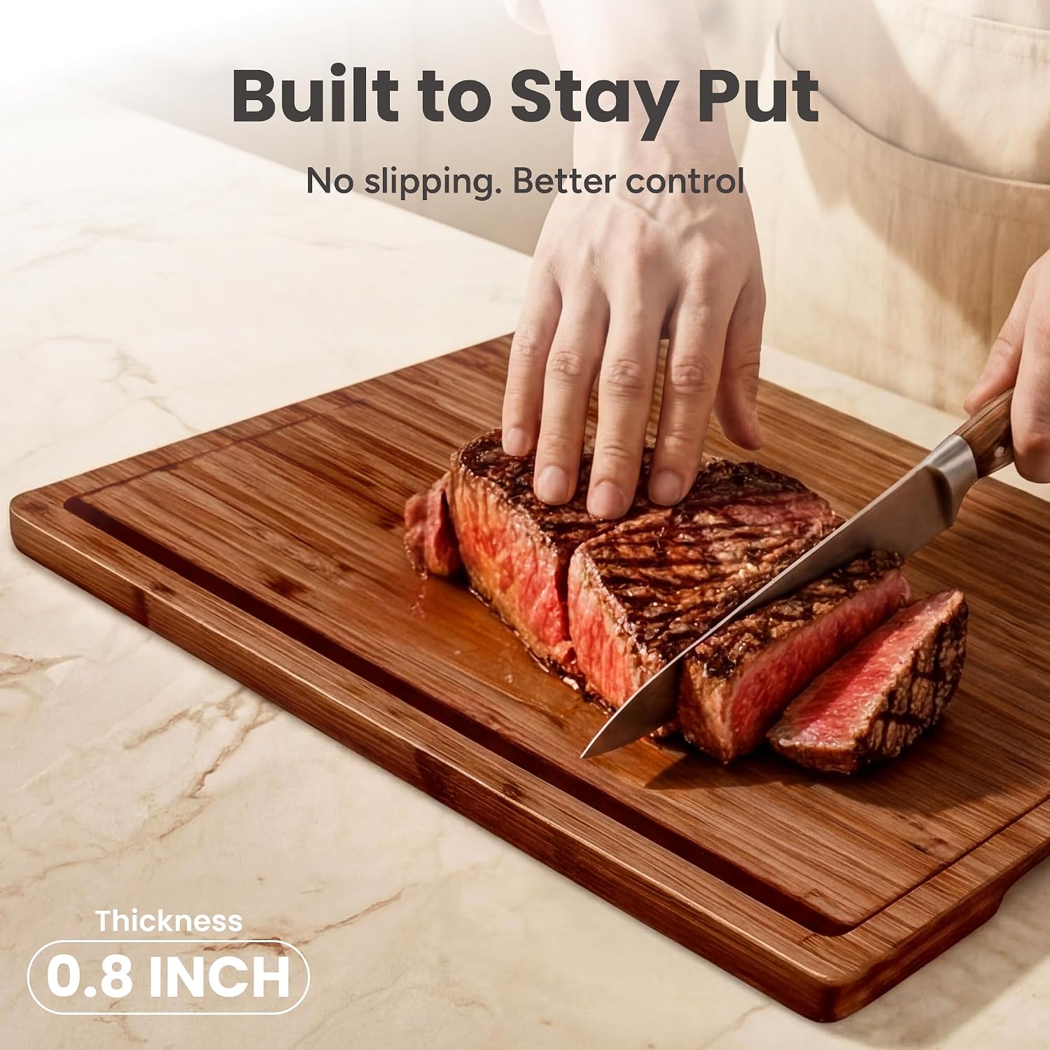 Detalle 2 de SMIRLY Wood Cutting Board Set 3pc 🍽
