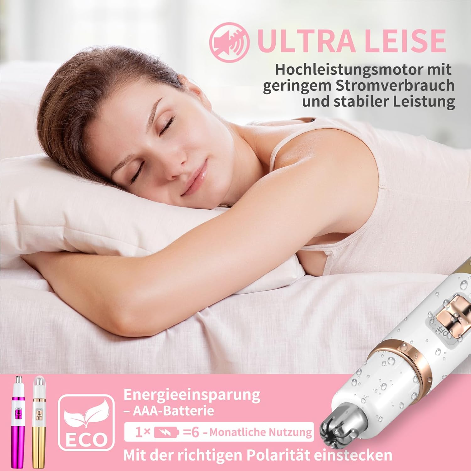 Detalle 2 de NUMIFUN Nasenhaartrimmer 6500 rpm ✂