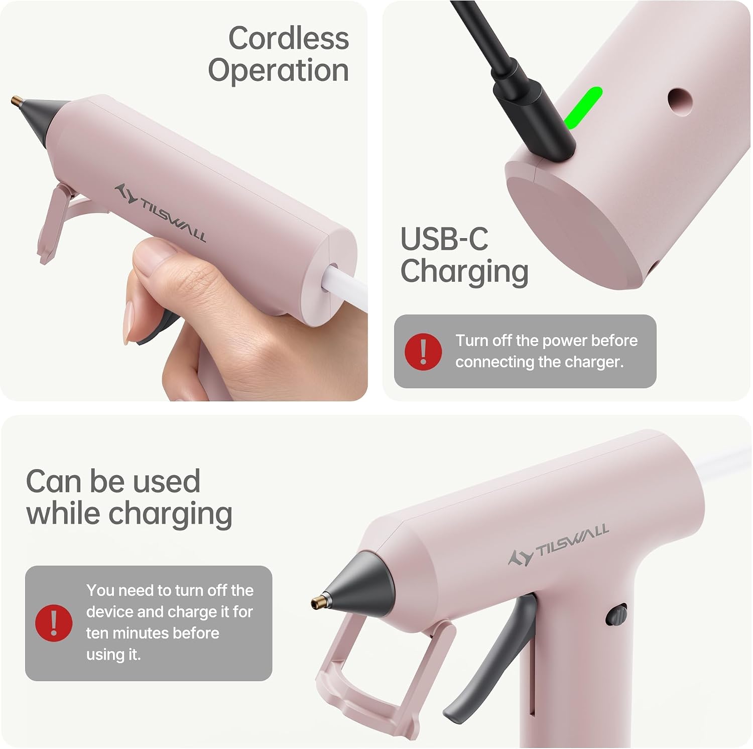 Detalle 2 de Mini Cordless Glue Gun 20 sticks
