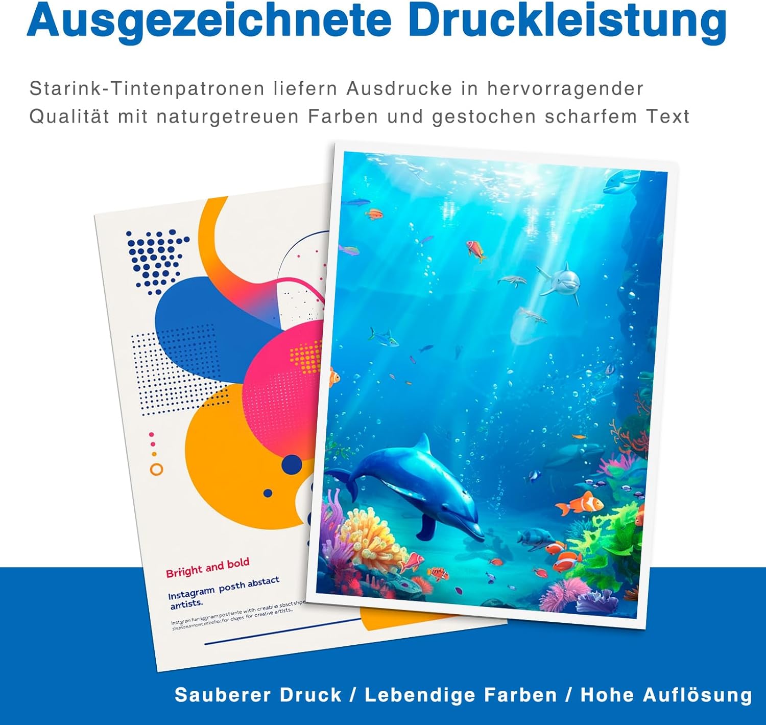 Thumbnail 4 de st@r ink LC421XL kompatible Tintenpatronen im 8er-Set für Brother (LC421XL / LC-421XL) inkl. Schwarz, Cyan, Magenta, Gelb