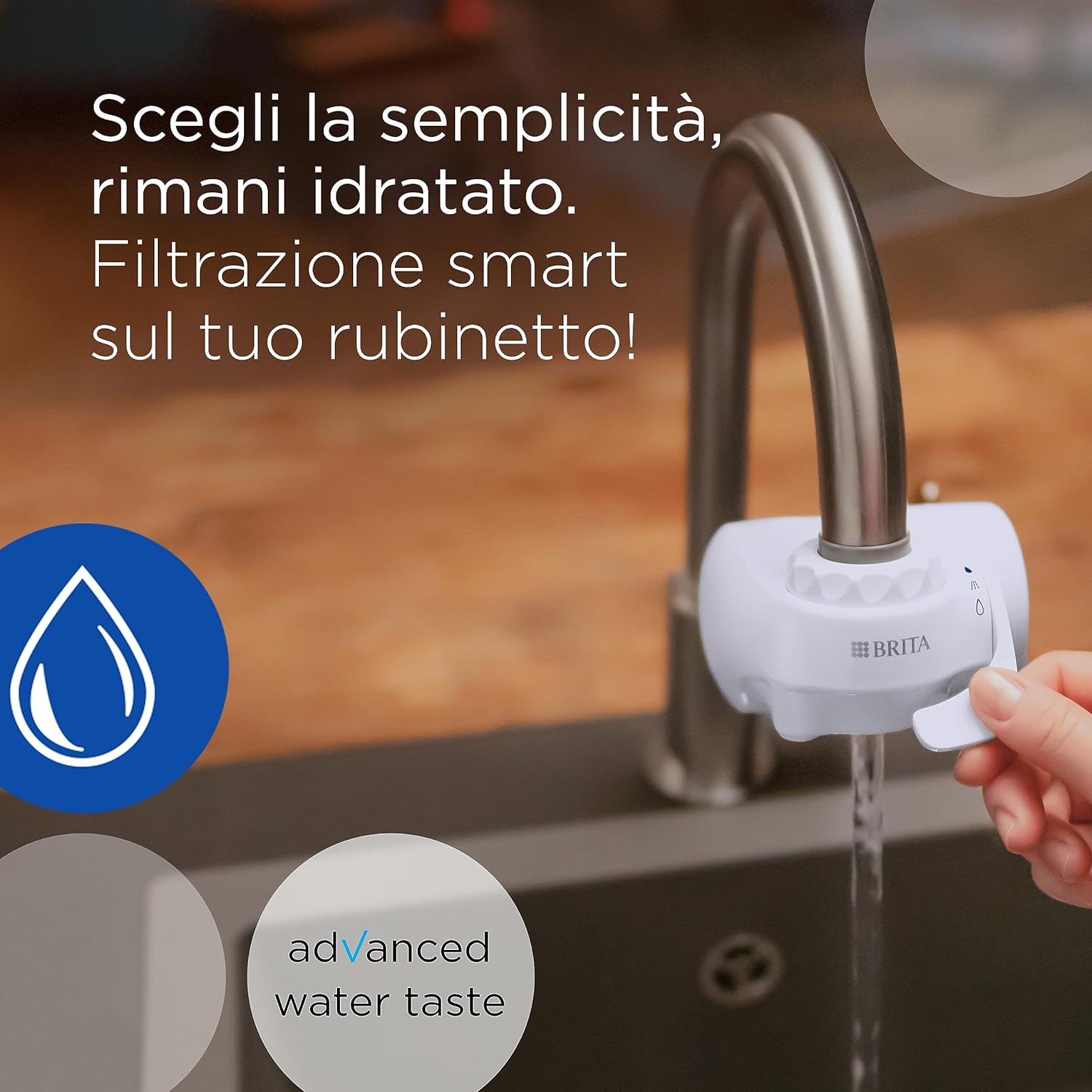 Thumbnail 1 de BRITA ON TAP V: Filtro rubinetto per acqua filtrata, durata circa 4 mesi