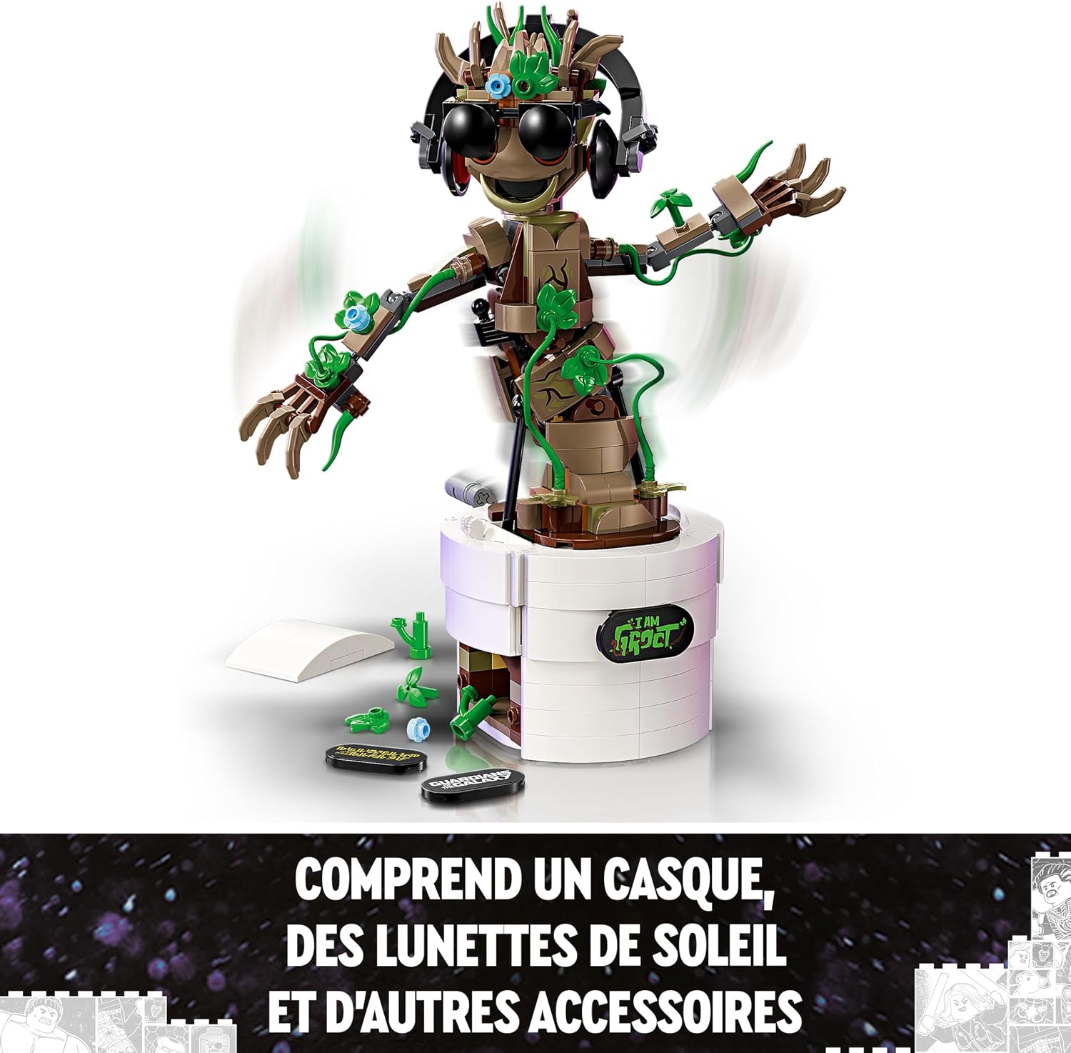Thumbnail 5 de LEGO Marvel 76297 Bébé Groot dansant