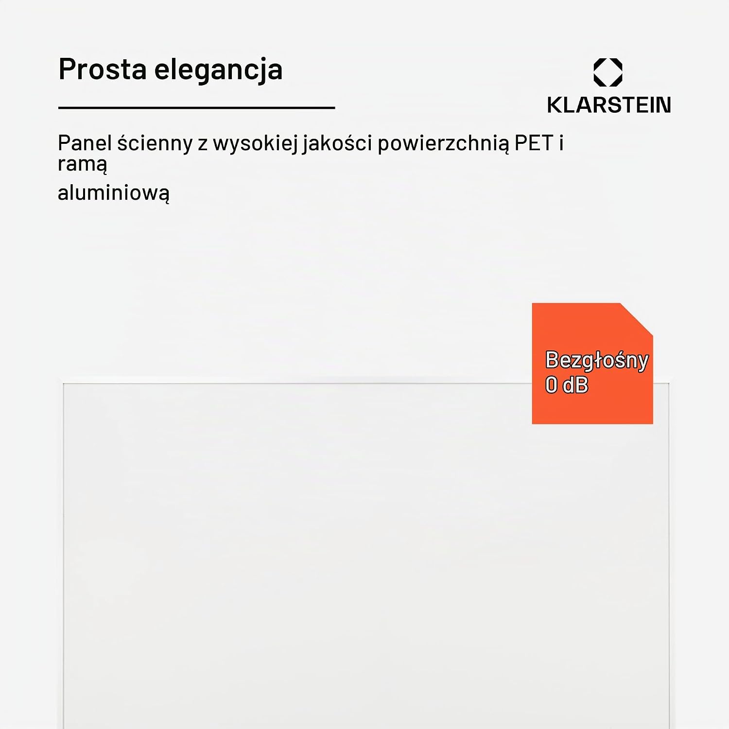 Detalle 2 de Klarstein Wonderwall 600 W – płaski grzejnik na podczerwień z Wi-Fi