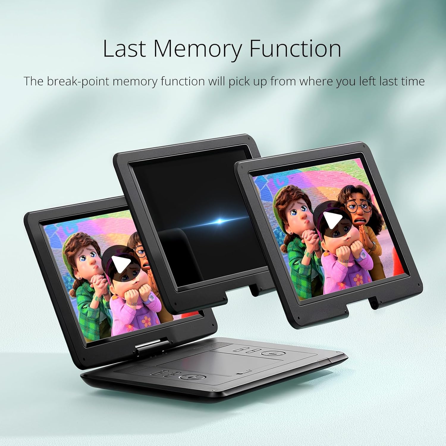 Thumbnail 4 de Yoton 17.5" Portable DVD Player with 15.6" HD Swivel Screen (YD155) for Cars & Kids