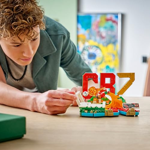 Detalle 2 de LEGO Editions Cristiano Ronaldo – Highlights calcistici (43012) | Miniatura da Esposizione con Minifigure CR7