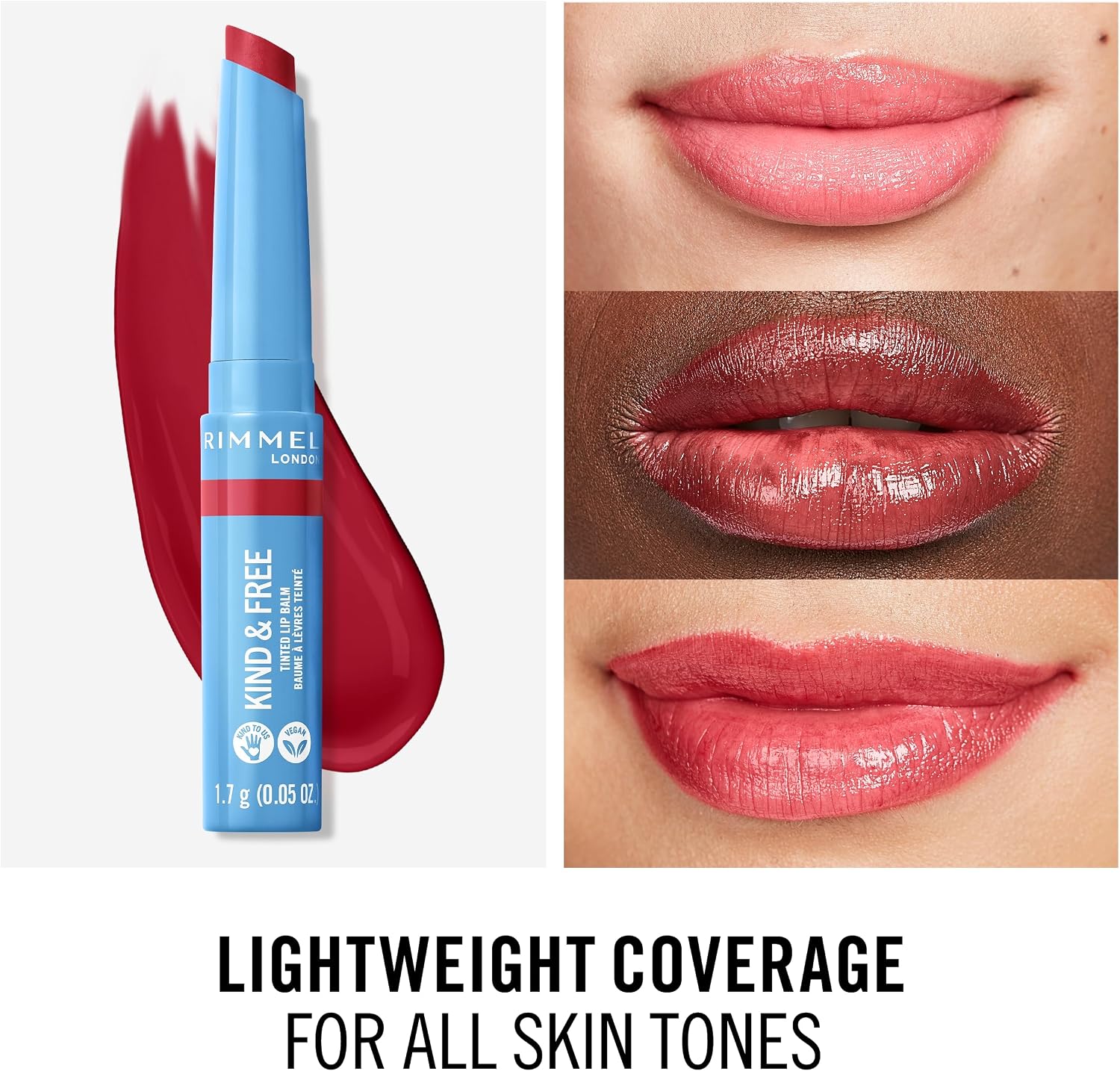 Detalle 2 de Rimmel London Kind & Free Turbo Red