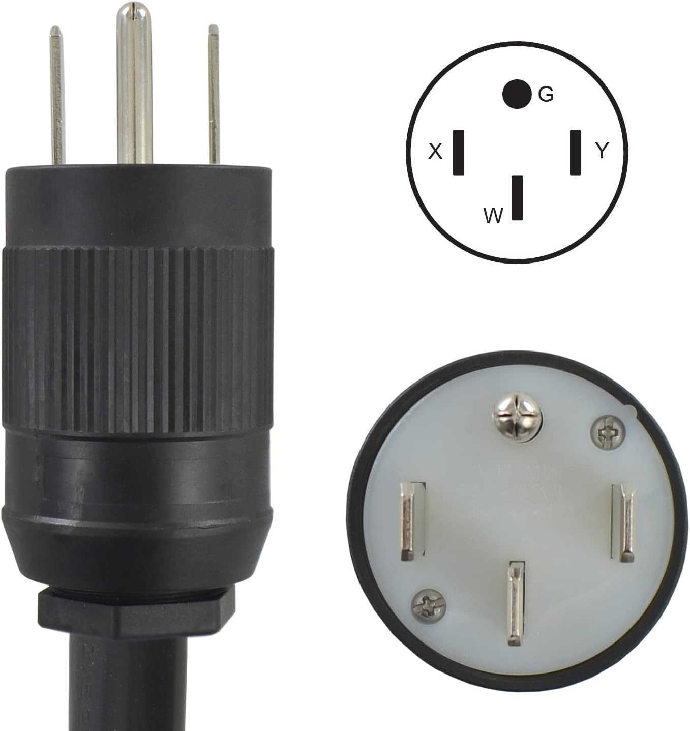 Detalle de Conntek TES1450-15 Power Cord, 15-Foot ⚡